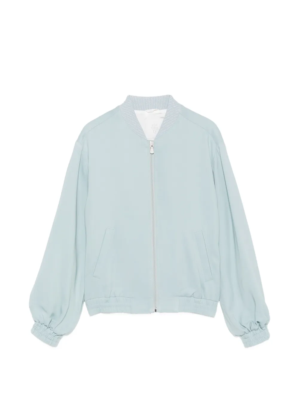 Eleventy Kids zip-up bomber jacket - Blu