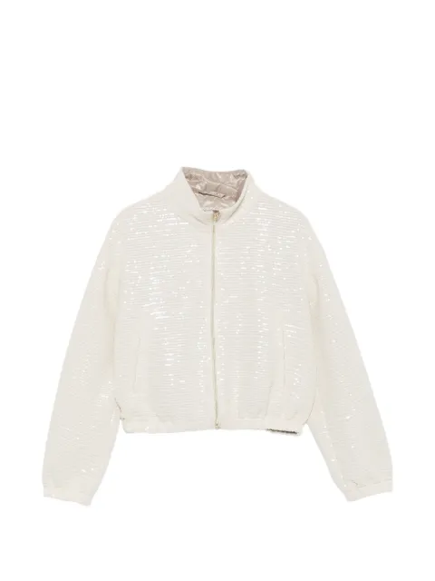 Herno Kids sequin-embellished jacket