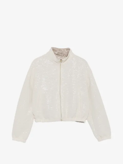 Herno Kids sequin-embellished jacket
