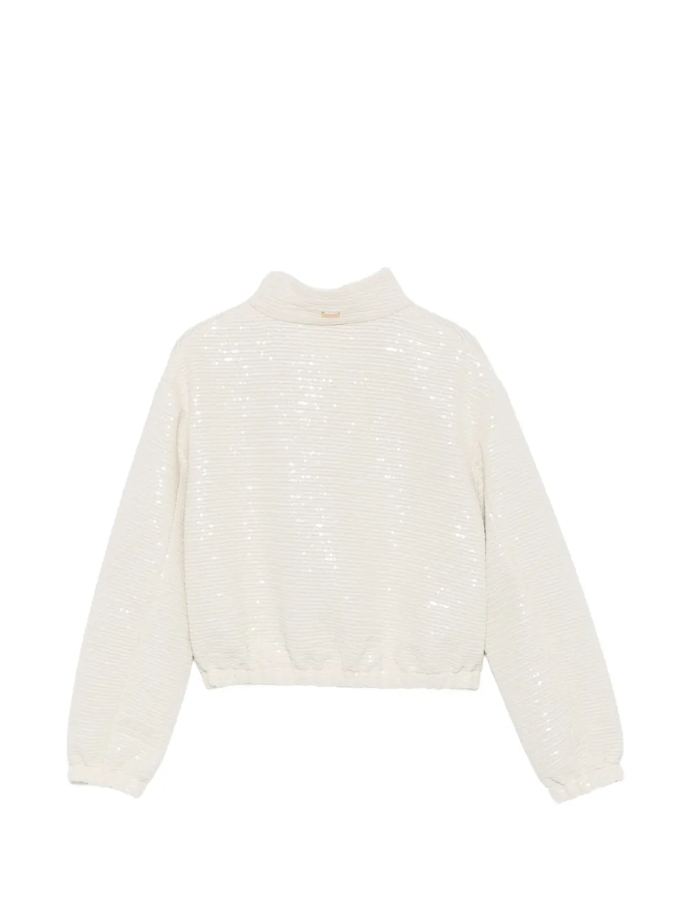 Herno Kids Jack verfraaid met pailletten Beige