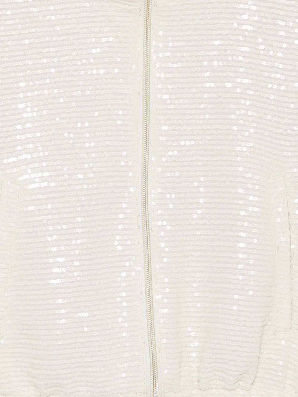 Herno Kids Jack verfraaid met pailletten Beige