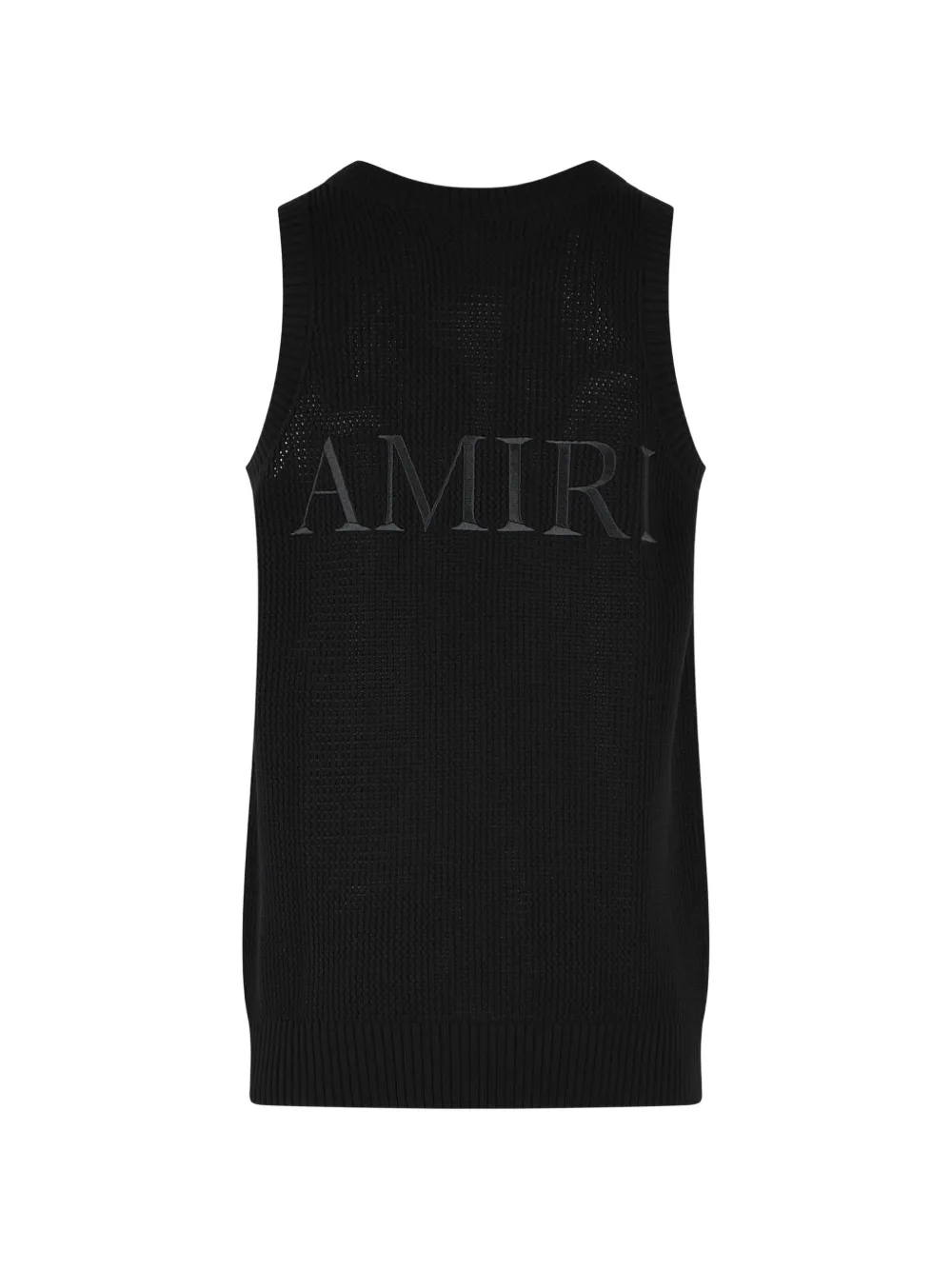 AMIRI Mesh tanktop met geborduurd logo Zwart