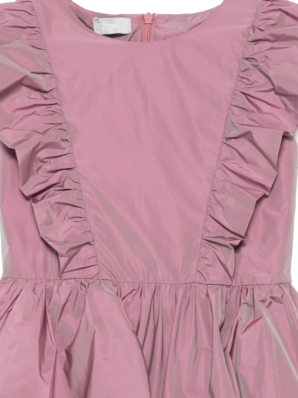Herno Kids Jurk met ruches Roze