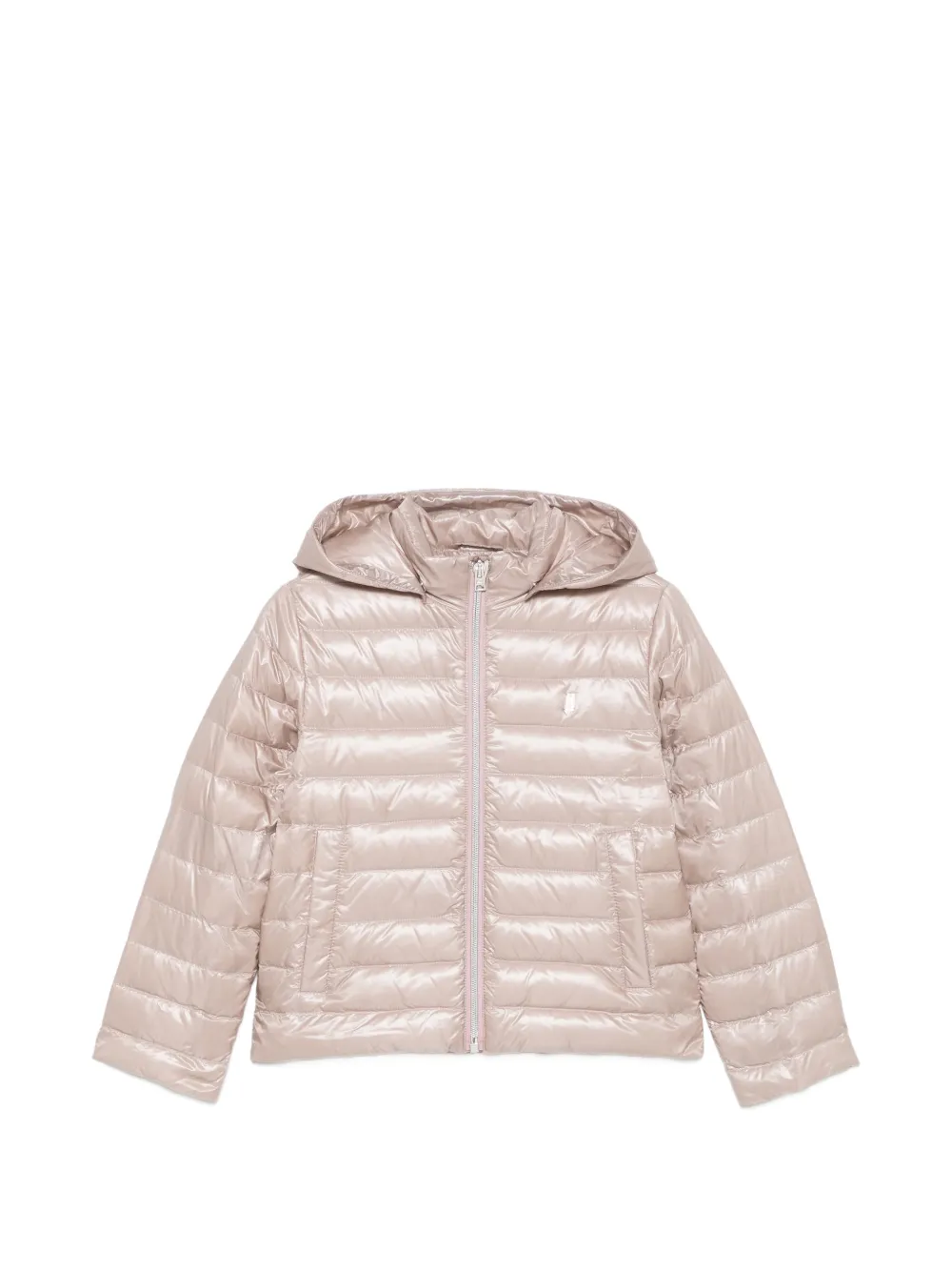Herno Kids' Quilted Hooded Jacket In Multi