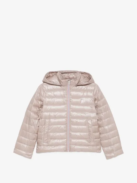 Herno Kids quilted hooded jacket