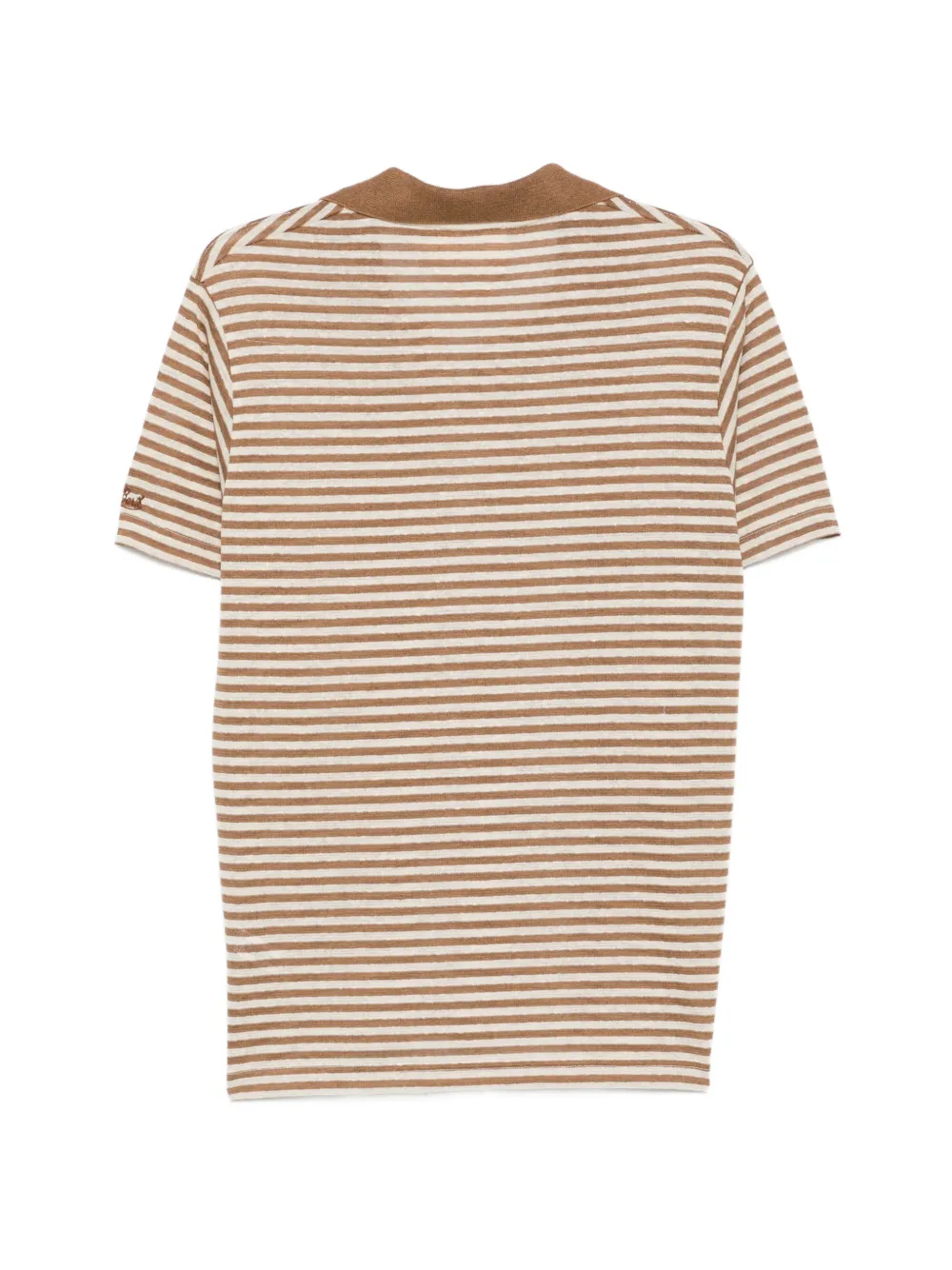 MC2 Saint Barth Rye gestreepte top Beige