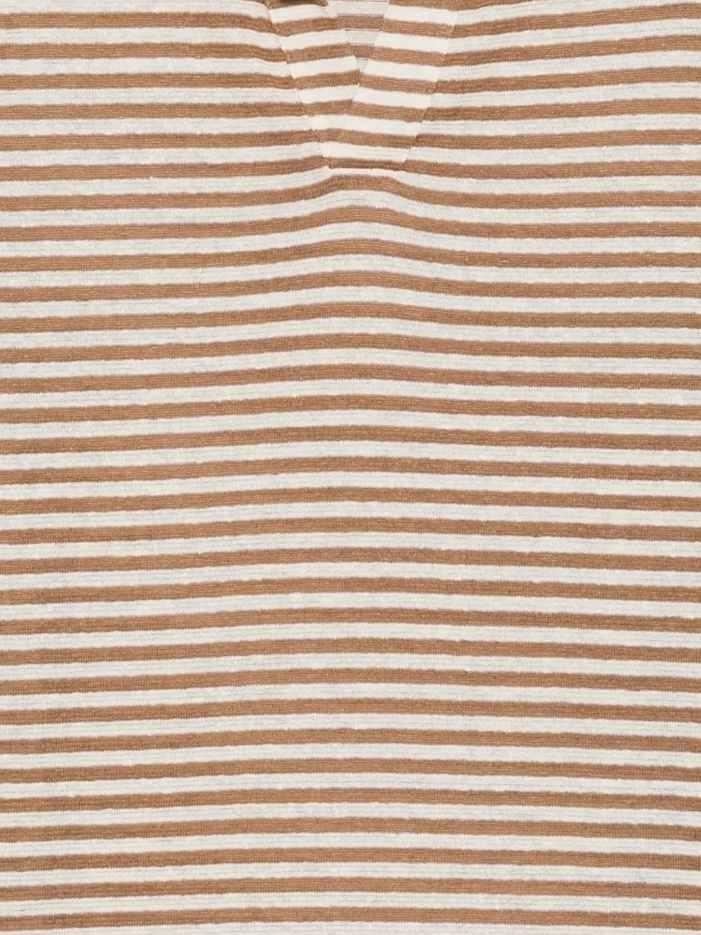 MC2 Saint Barth Rye gestreepte top Beige