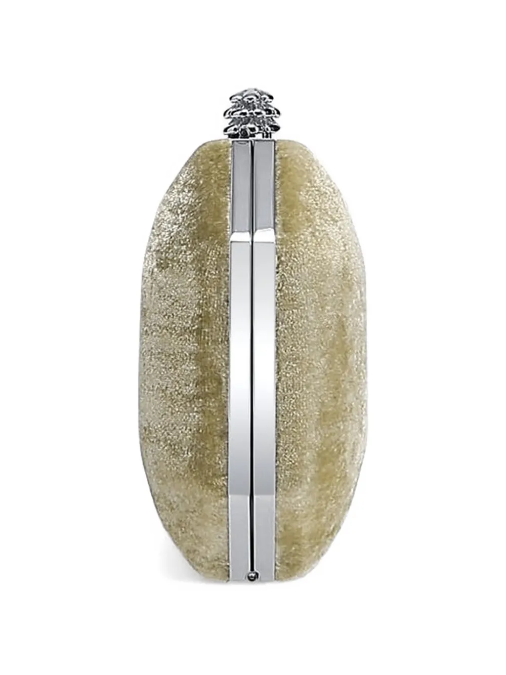 Tyler Ellis Kleine Perry clutch Goud
