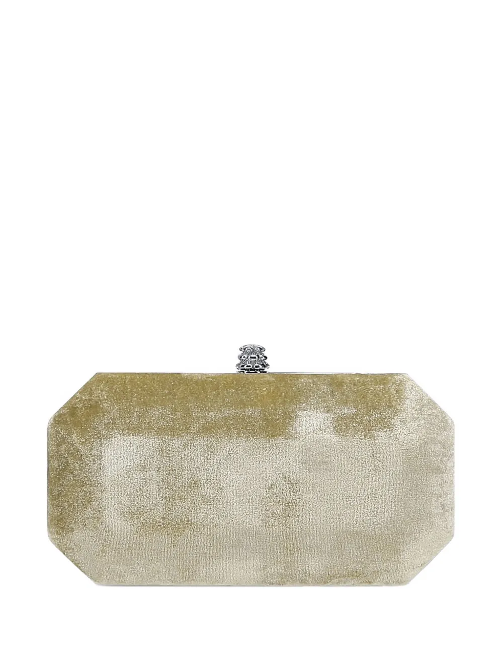 Tyler Ellis Kleine Perry clutch Goud