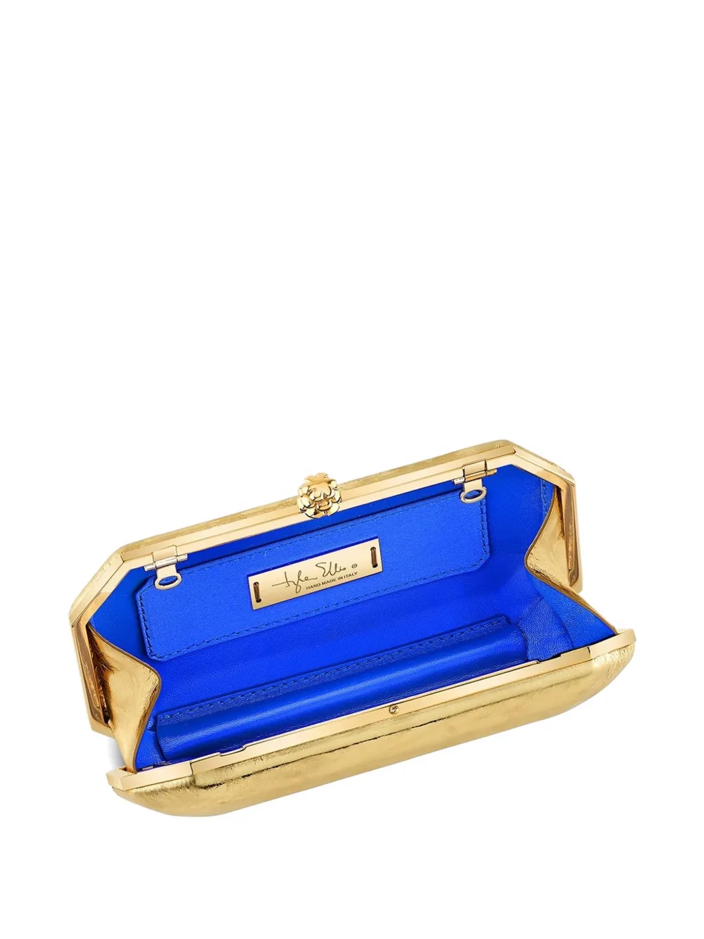 Tyler Ellis Kleine Perry leren clutch Goud