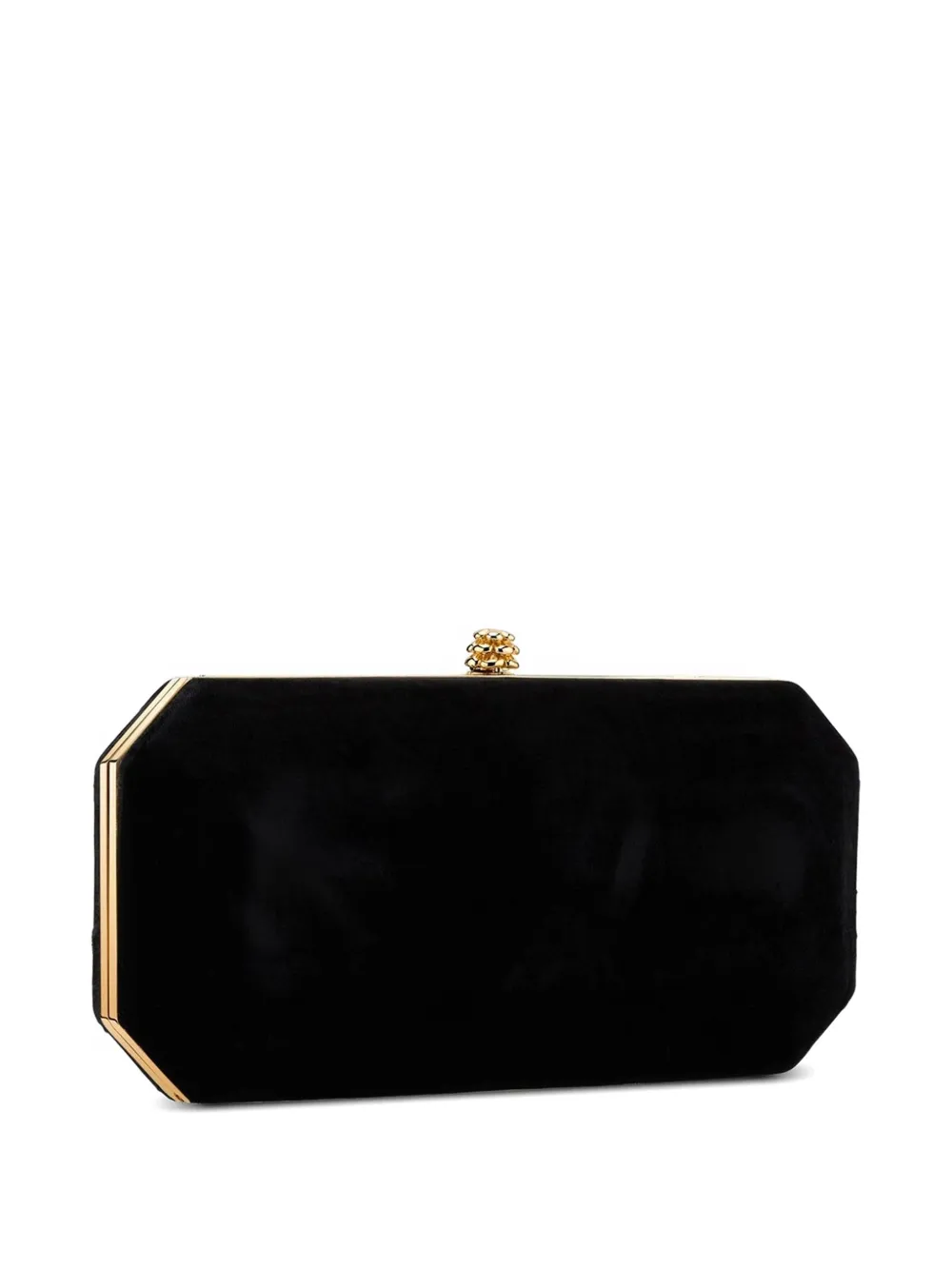 Tyler Ellis Perry satijnen clutch Zwart