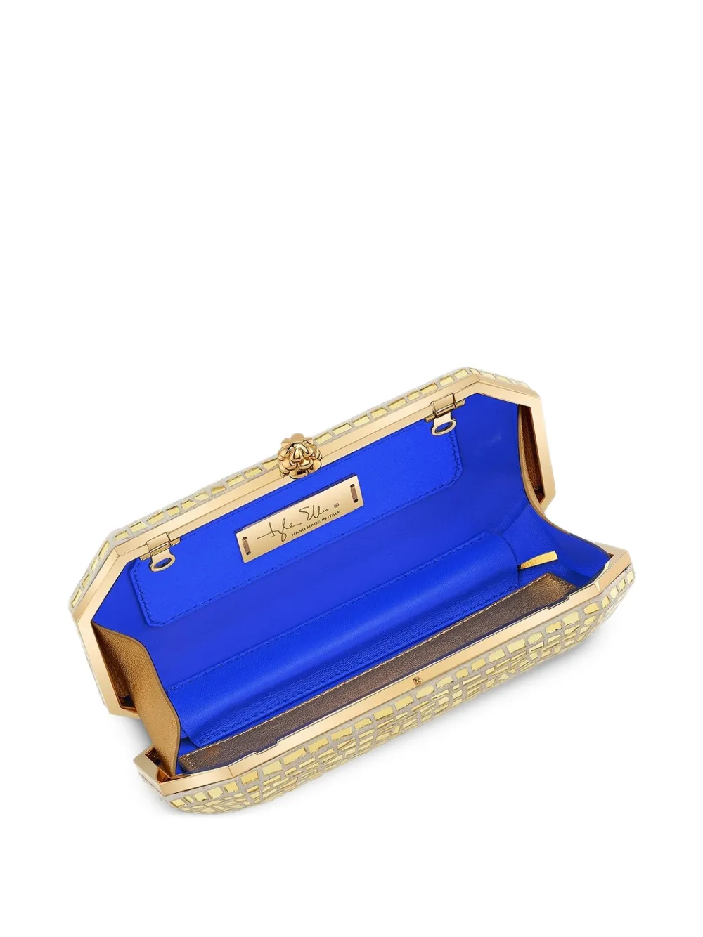 Tyler Ellis Perry kleine clutch met mozaïek-effect Goud