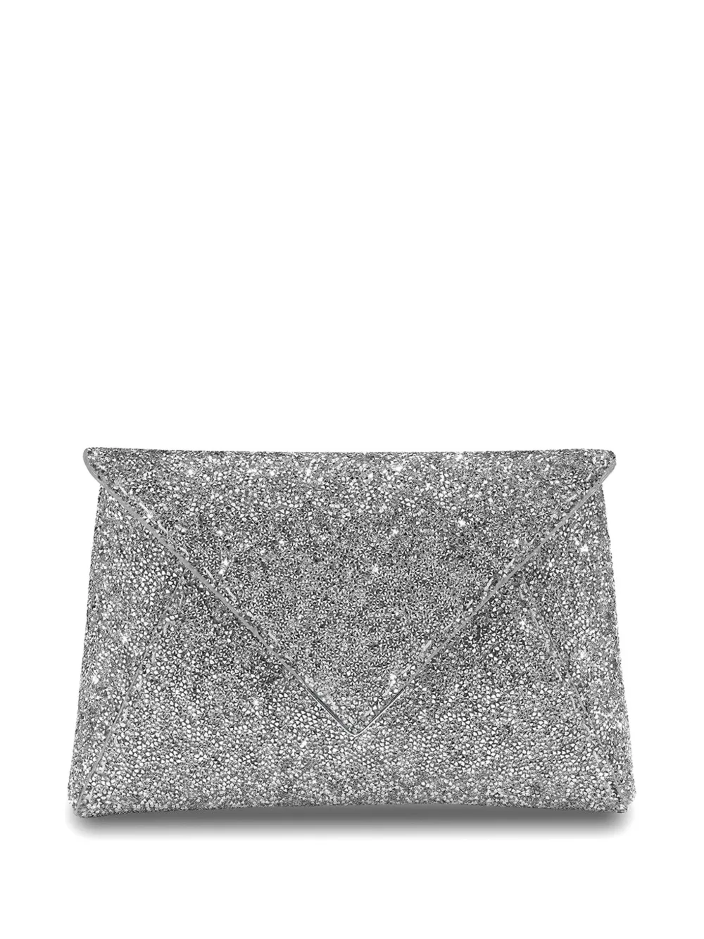 Tyler Ellis Kleine Lee 'Pouchet' clutch verfraaid met kristallen Zilver