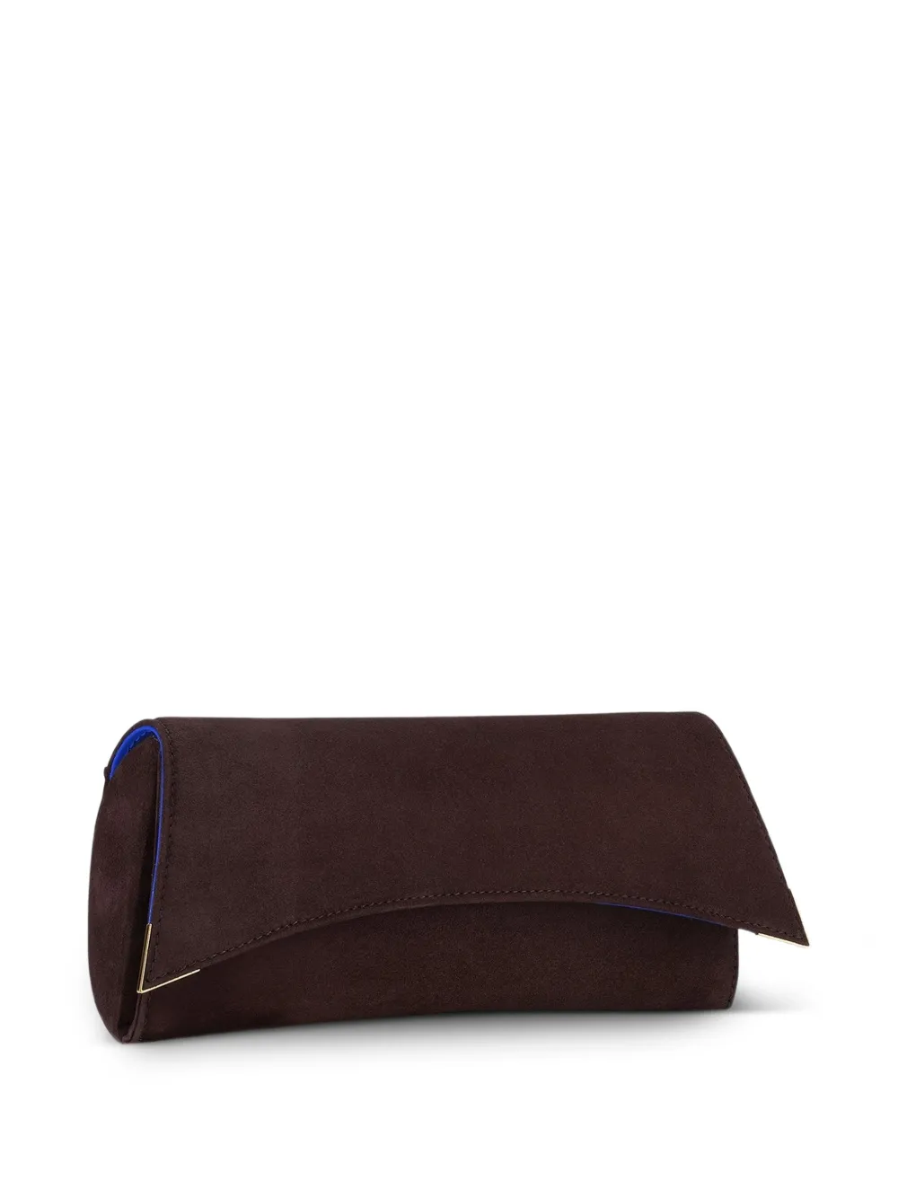 Tyler Ellis Veronica suède clutch Bruin