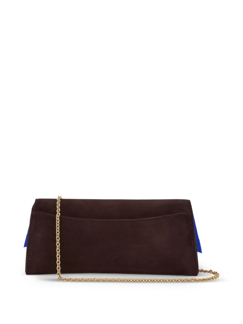 Tyler Ellis Veronica suède clutch Bruin