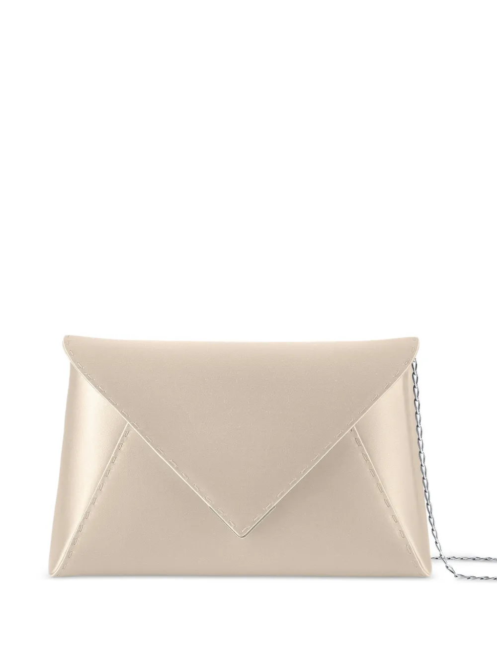 Tyler Ellis Grote Lee Pouchet envelop clutch Beige