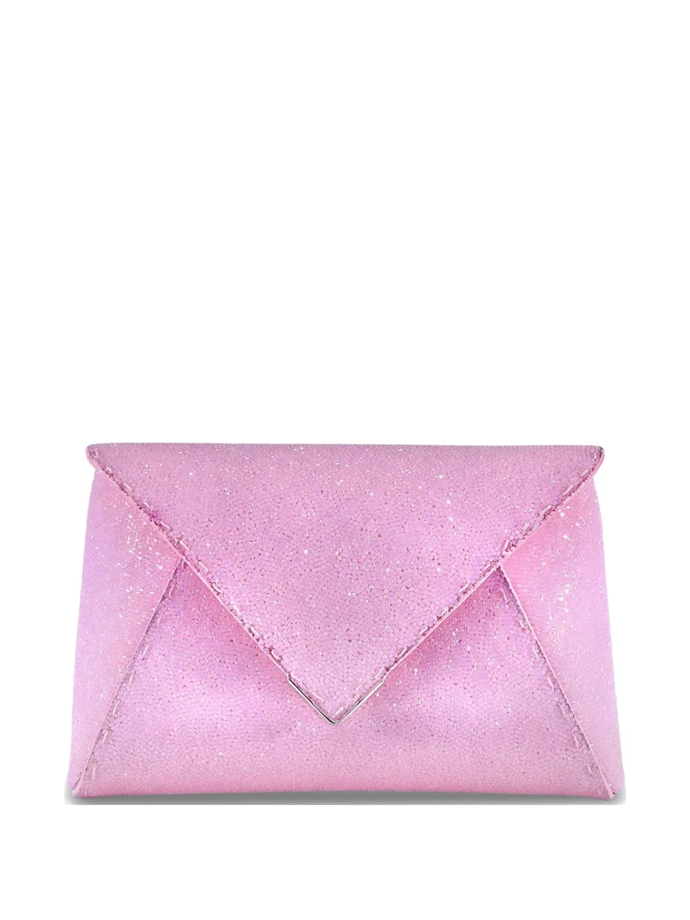 Tyler Ellis small Lee Pouchet Swarovski crystal-embellished clutch bag - Rosa