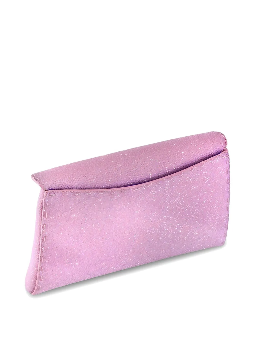 Tyler Ellis Lee Pouchet Swarovski kleine clutch verfraaid met kristallen Roze
