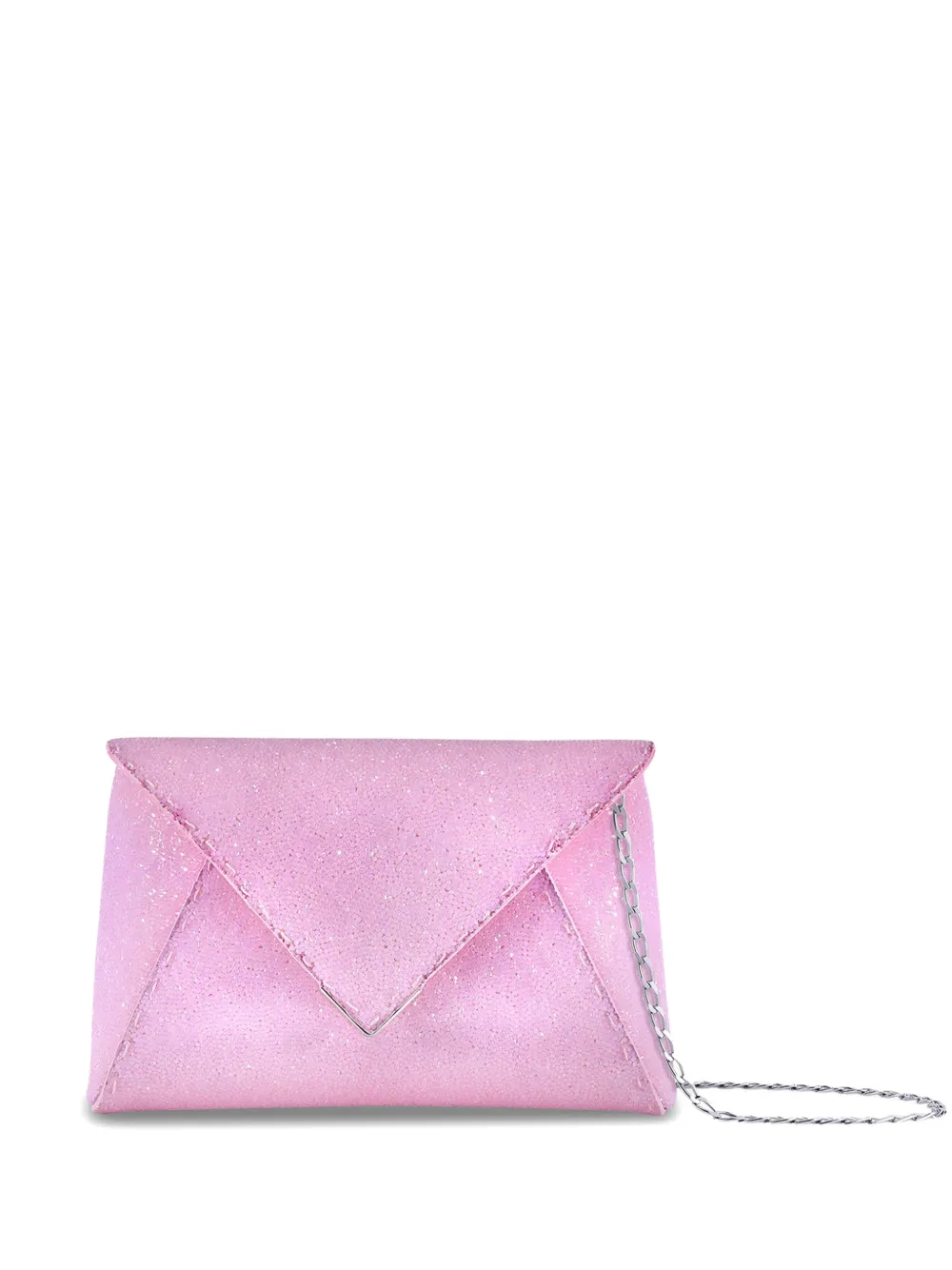 Tyler Ellis Lee Pouchet Swarovski kleine clutch verfraaid met kristallen Roze