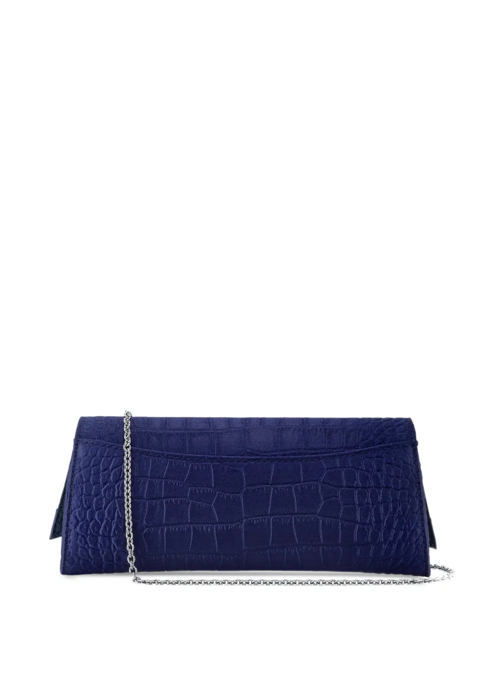 Tyler Ellis Veronica satijnen clutch Blauw