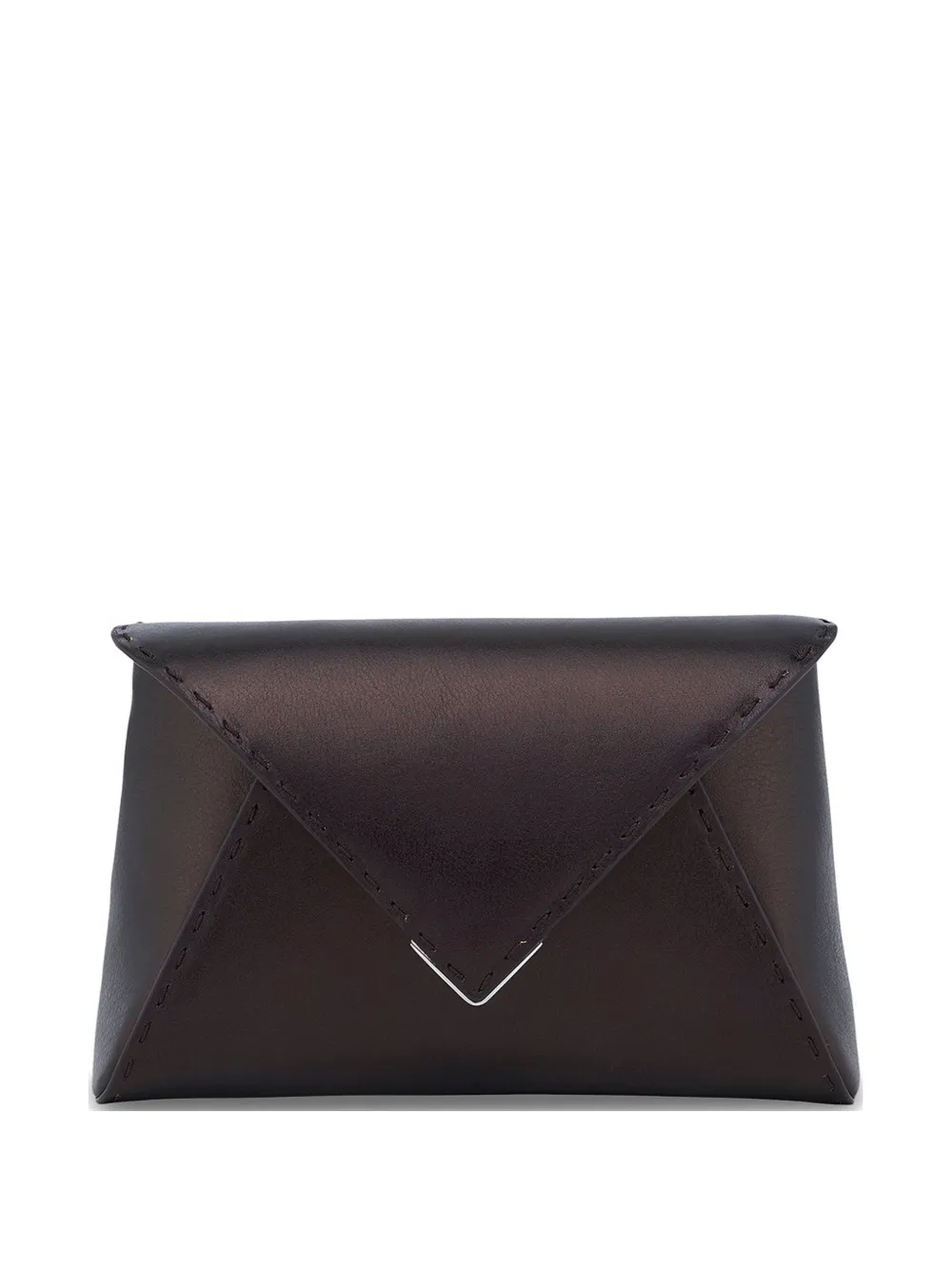 Tyler Ellis small Lee Pouchet leather clutch bag - Nero