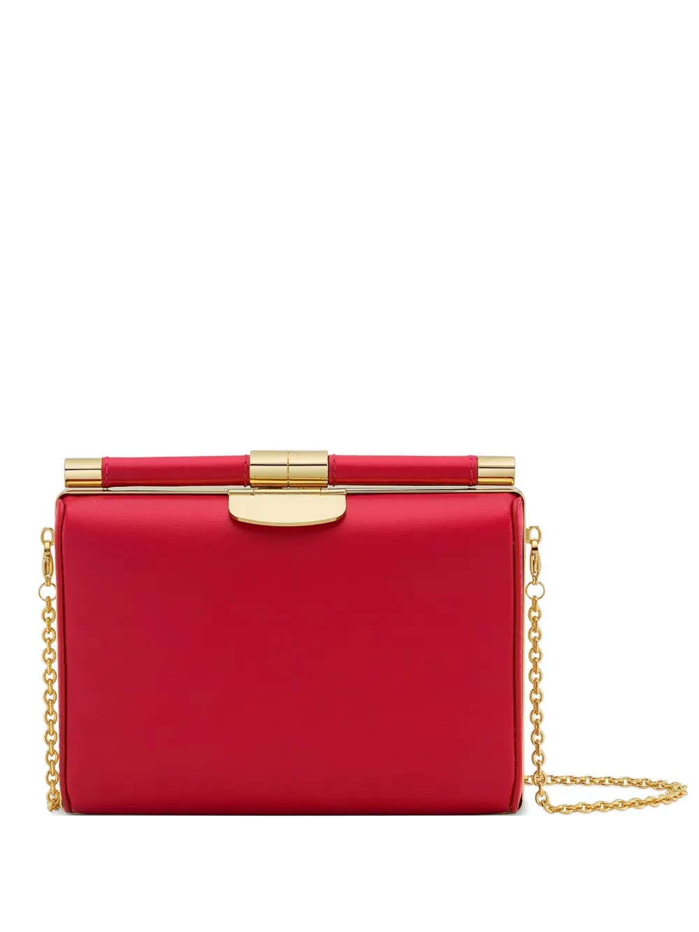 Tyler Ellis Jamie leather clutch bag - Rosso