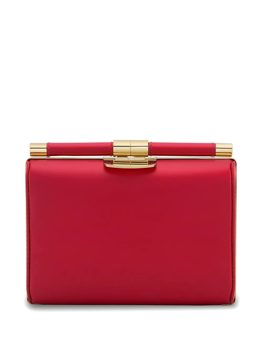 Tyler Ellis Jamie leren clutch Rood