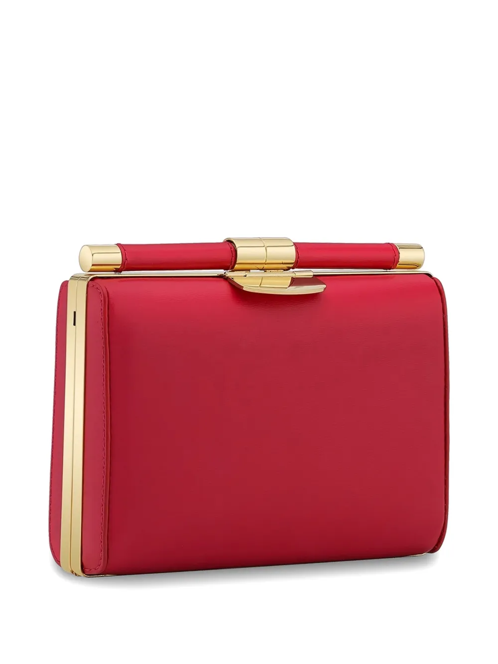 Tyler Ellis Jamie leren clutch Rood