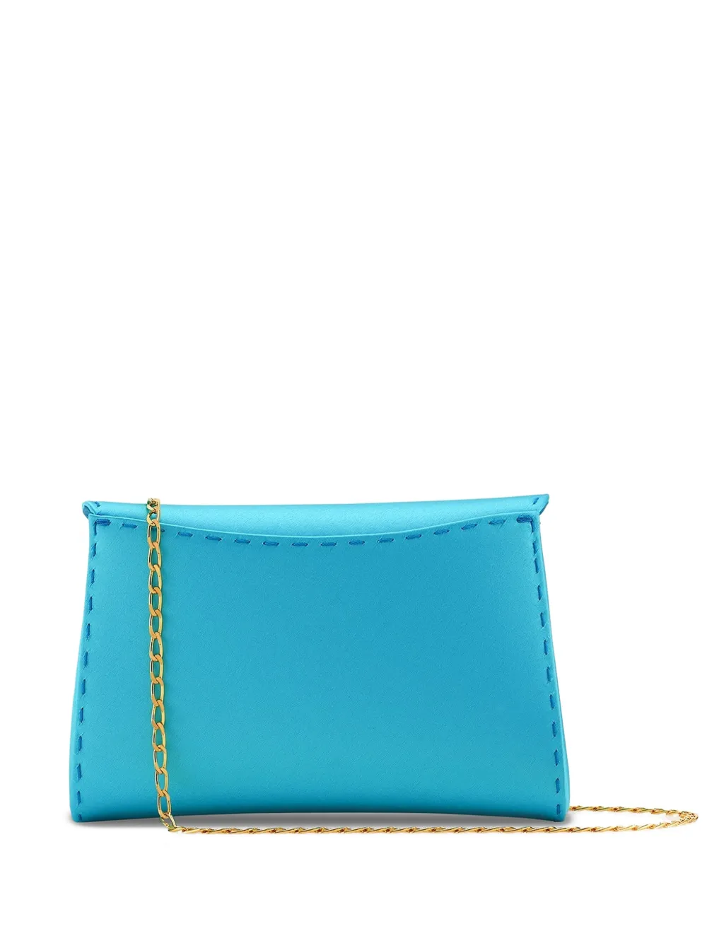 Tyler Ellis Lee Pouchet kleine satijnen clutch Blauw