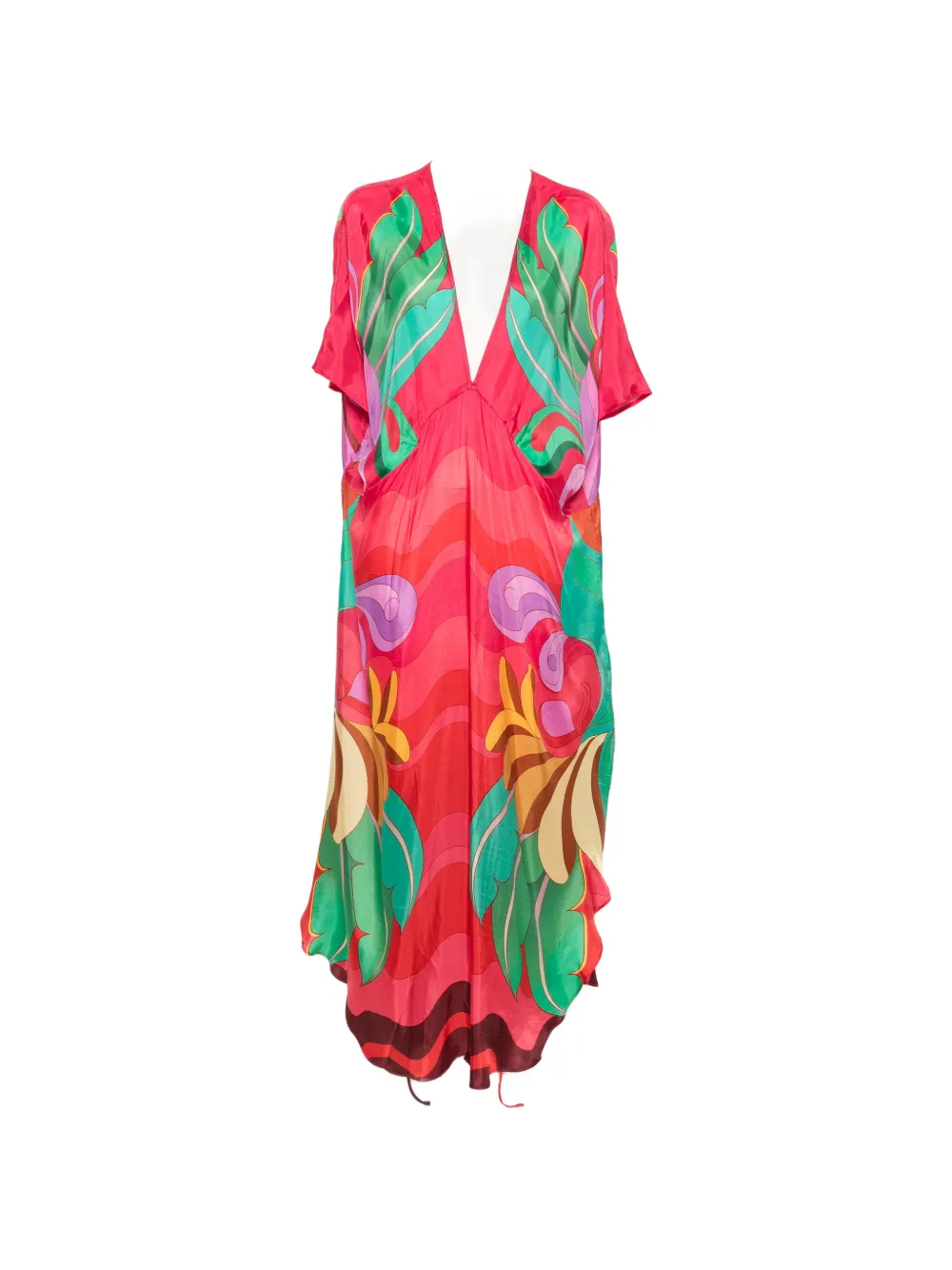 FARM Rio Banana Queen graphic-print maxi dress - Rosa