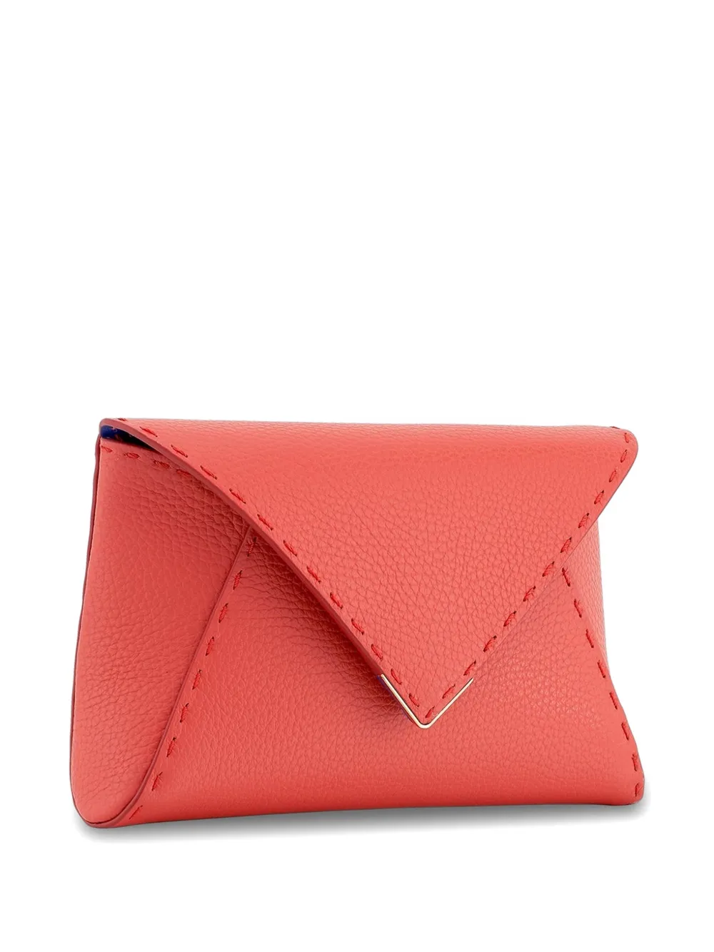 Tyler Ellis Kleine Lee Pouchet leren clutch Rood