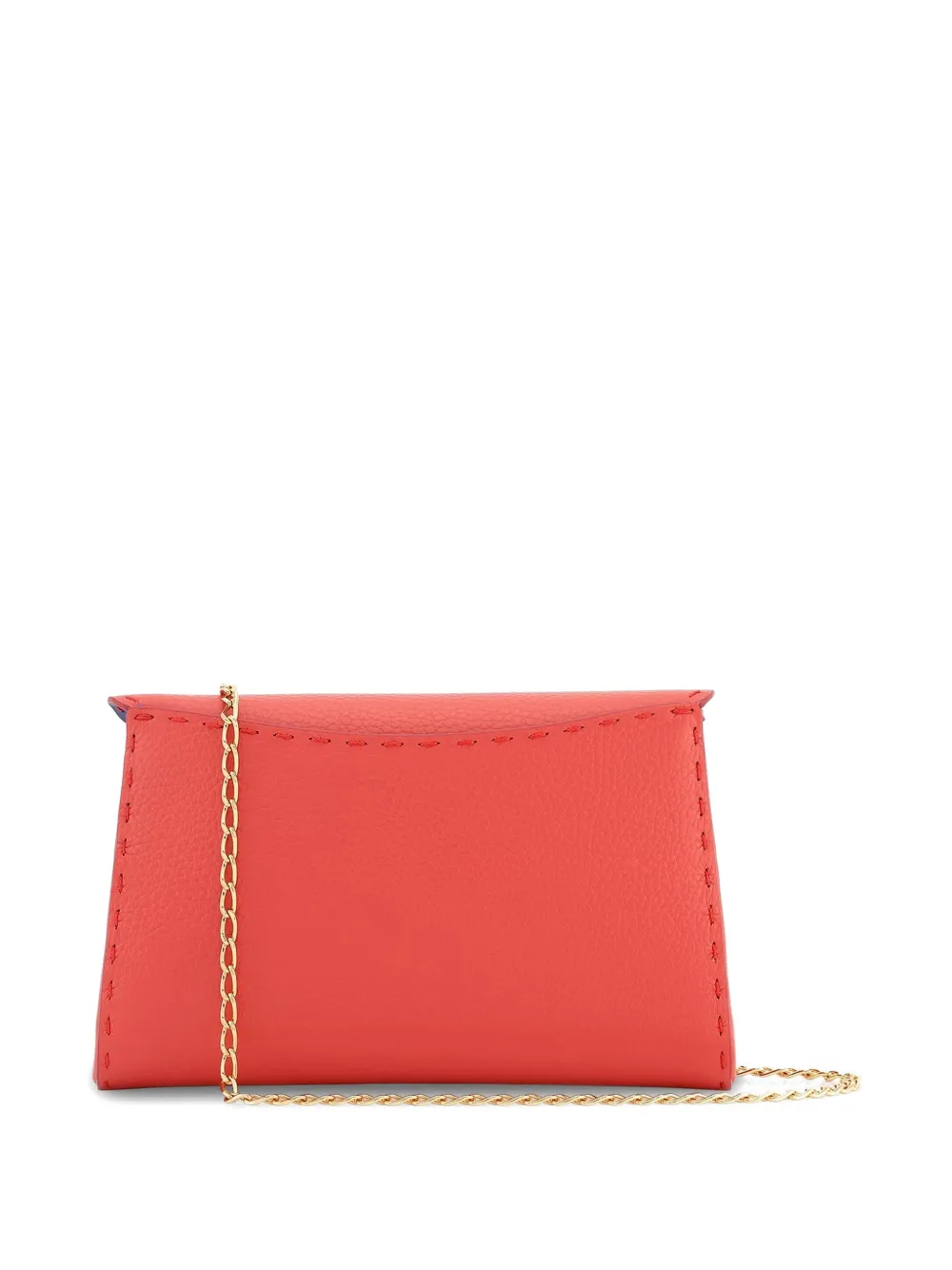 Tyler Ellis Kleine Lee Pouchet leren clutch Rood