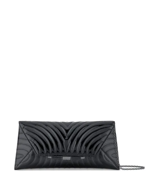 Tyler Ellis pochette Aimee en cuir verni à design matelassé