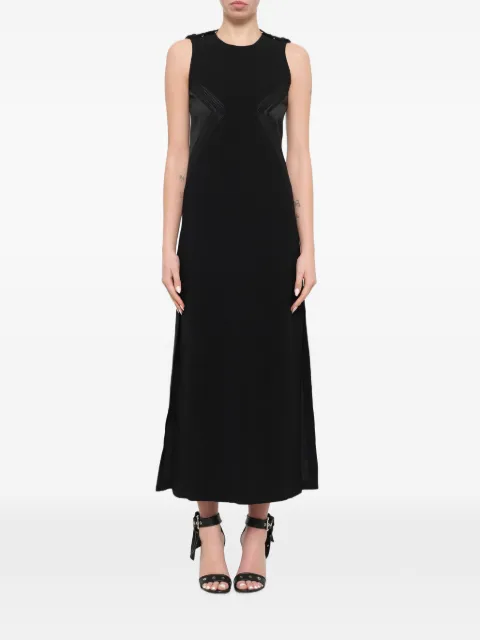 Neil Barrett epaulette-detail maxi dress