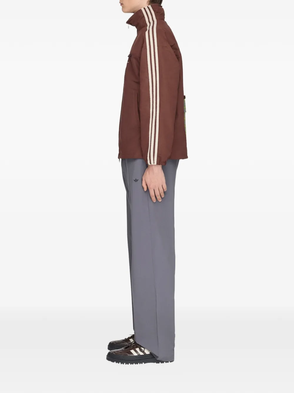 Song For The Mute x adidas Originals 007 trainingsjack met drie strepen Bruin