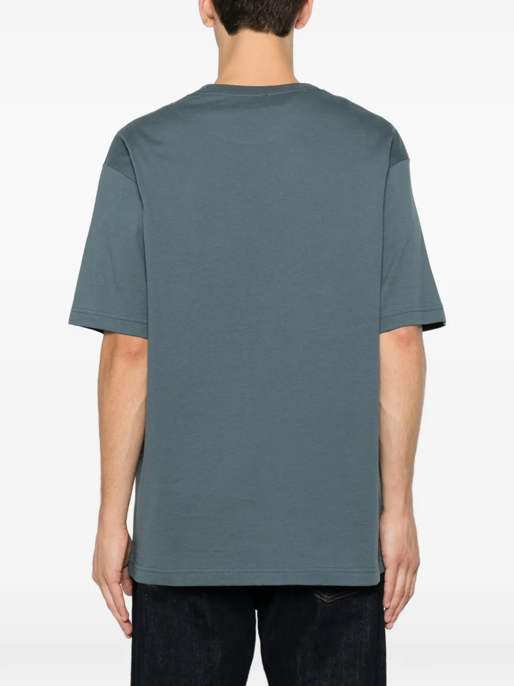 Kenzo T-shirt met geborduurd logo Blauw