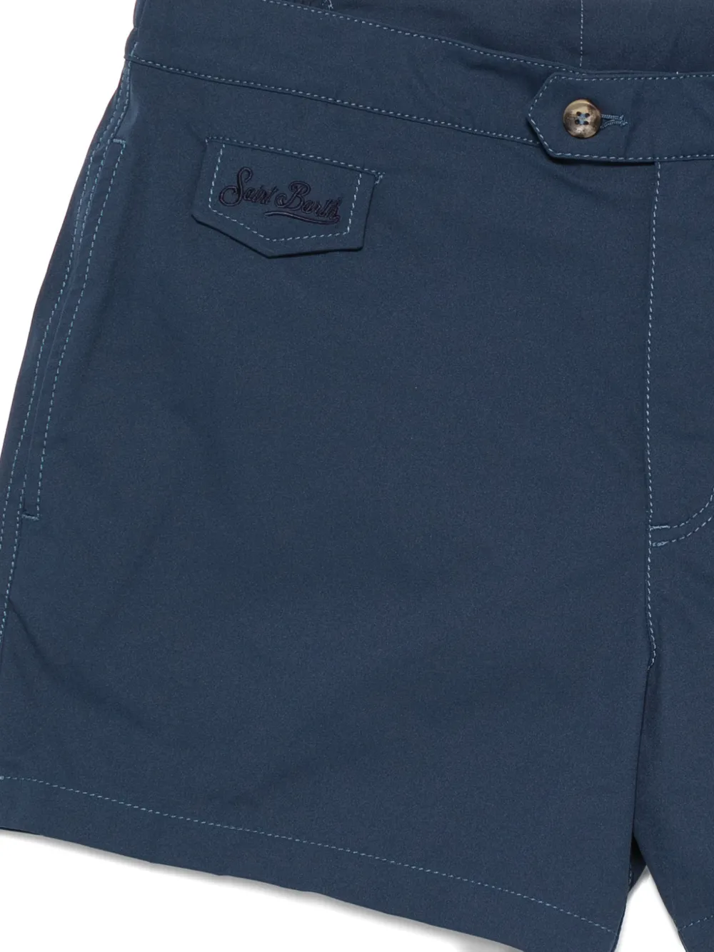 MC2 Saint Barth Harrys zwembroek met logopatch Blauw