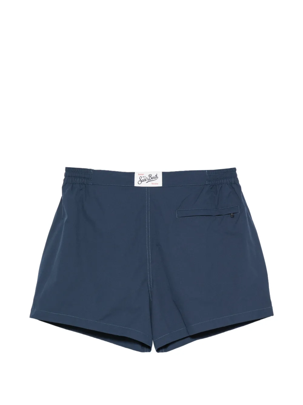 MC2 Saint Barth Harrys zwembroek met logopatch Blauw
