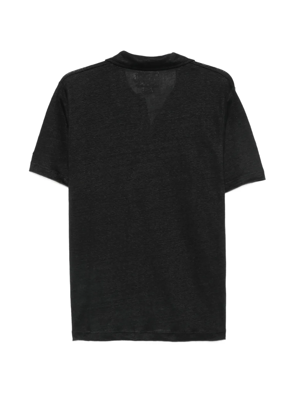MC2 Saint Barth Linnen poloshirt Zwart