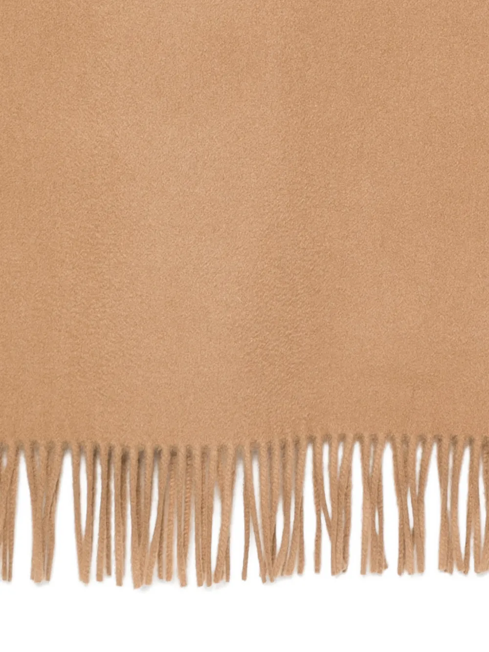 Max Mara Kasjmier stola met logo Bruin