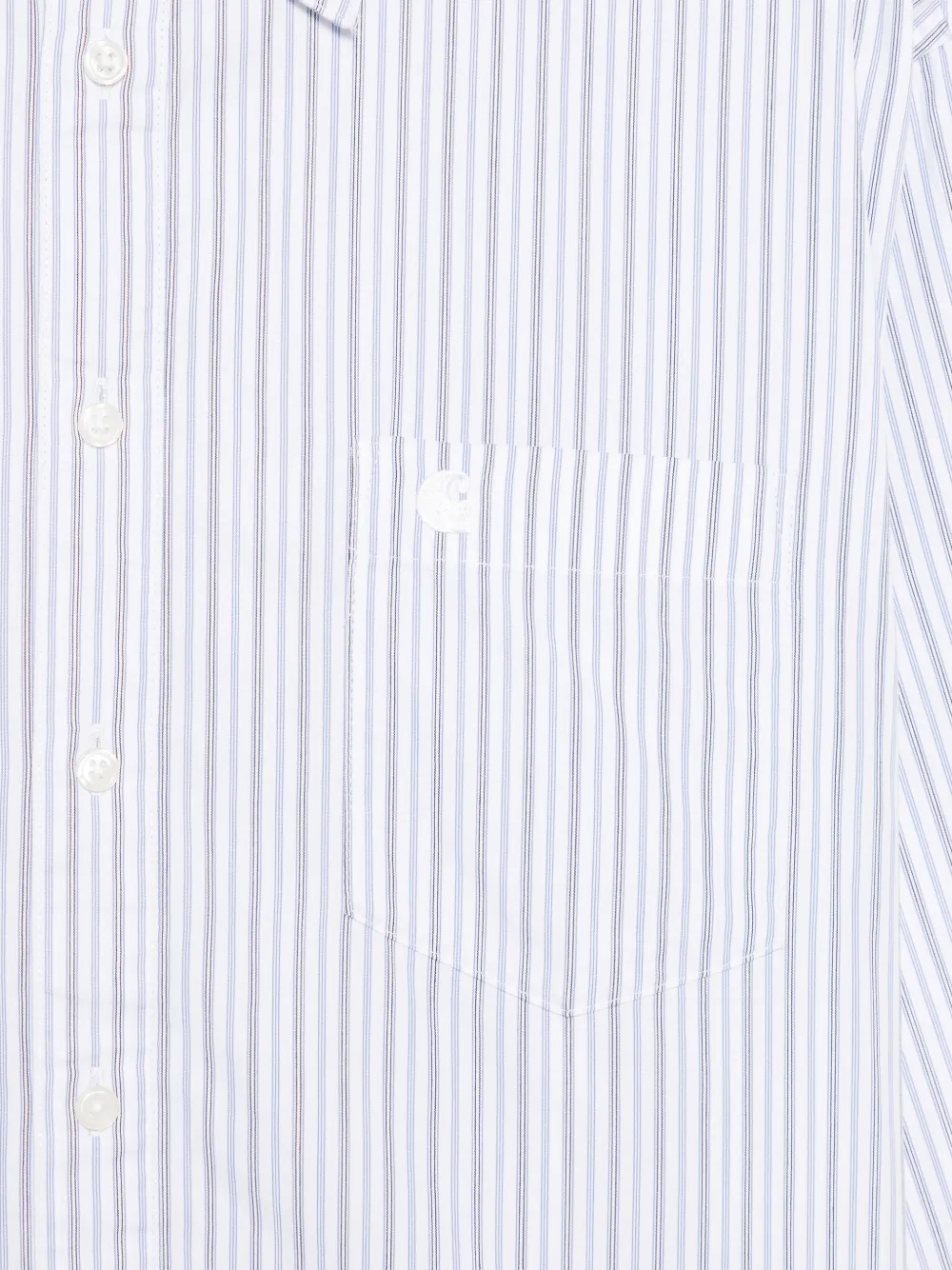 Carhartt WIP Keene gestreepte blouse Wit