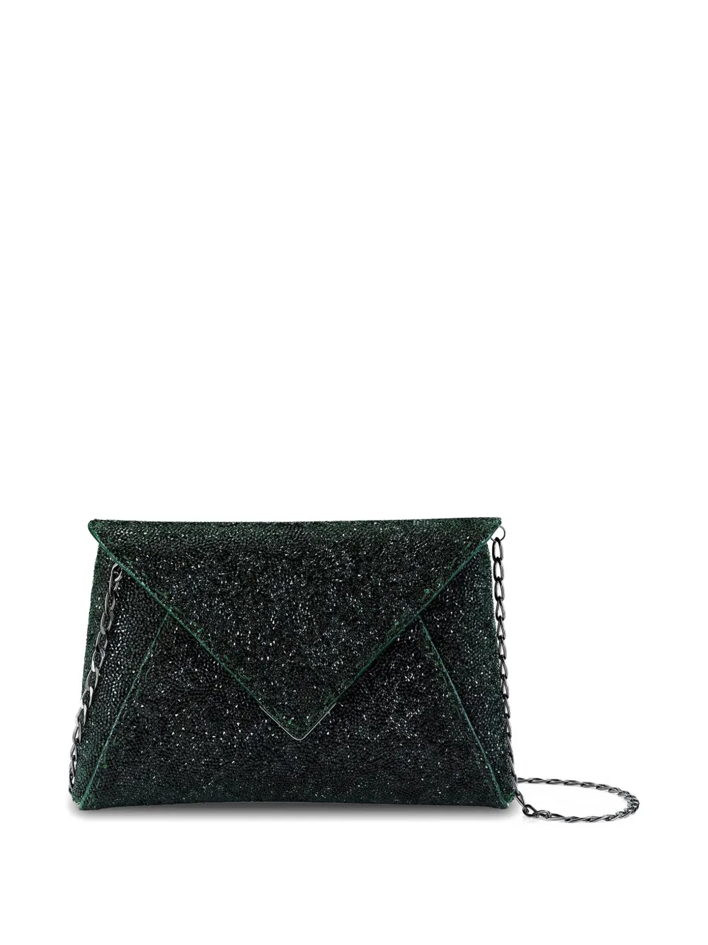 Tyler Ellis Lee Pouchet kleine clutch verfraaid met kristallen Groen