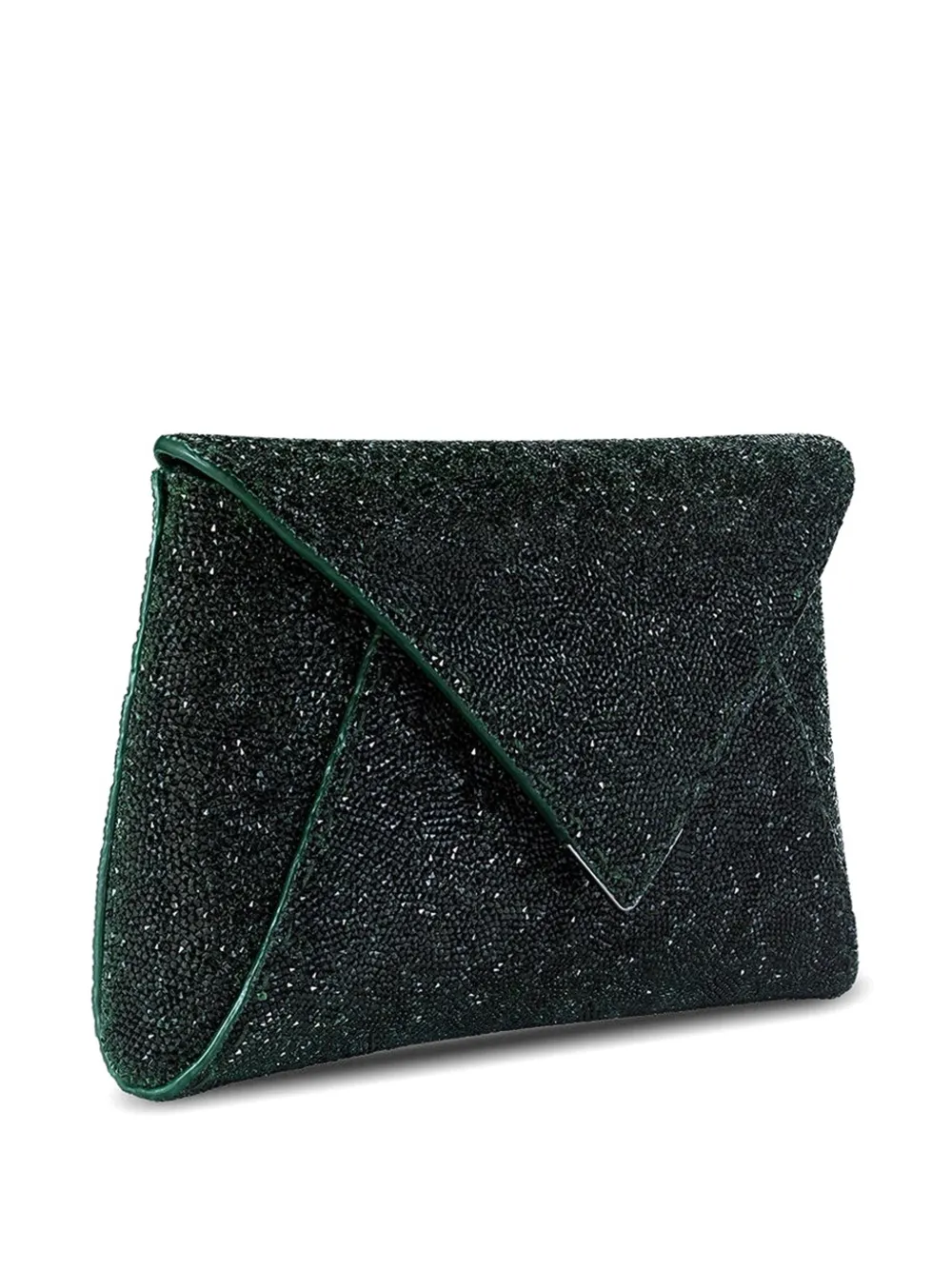 Tyler Ellis Lee Pouchet kleine clutch verfraaid met kristallen Groen