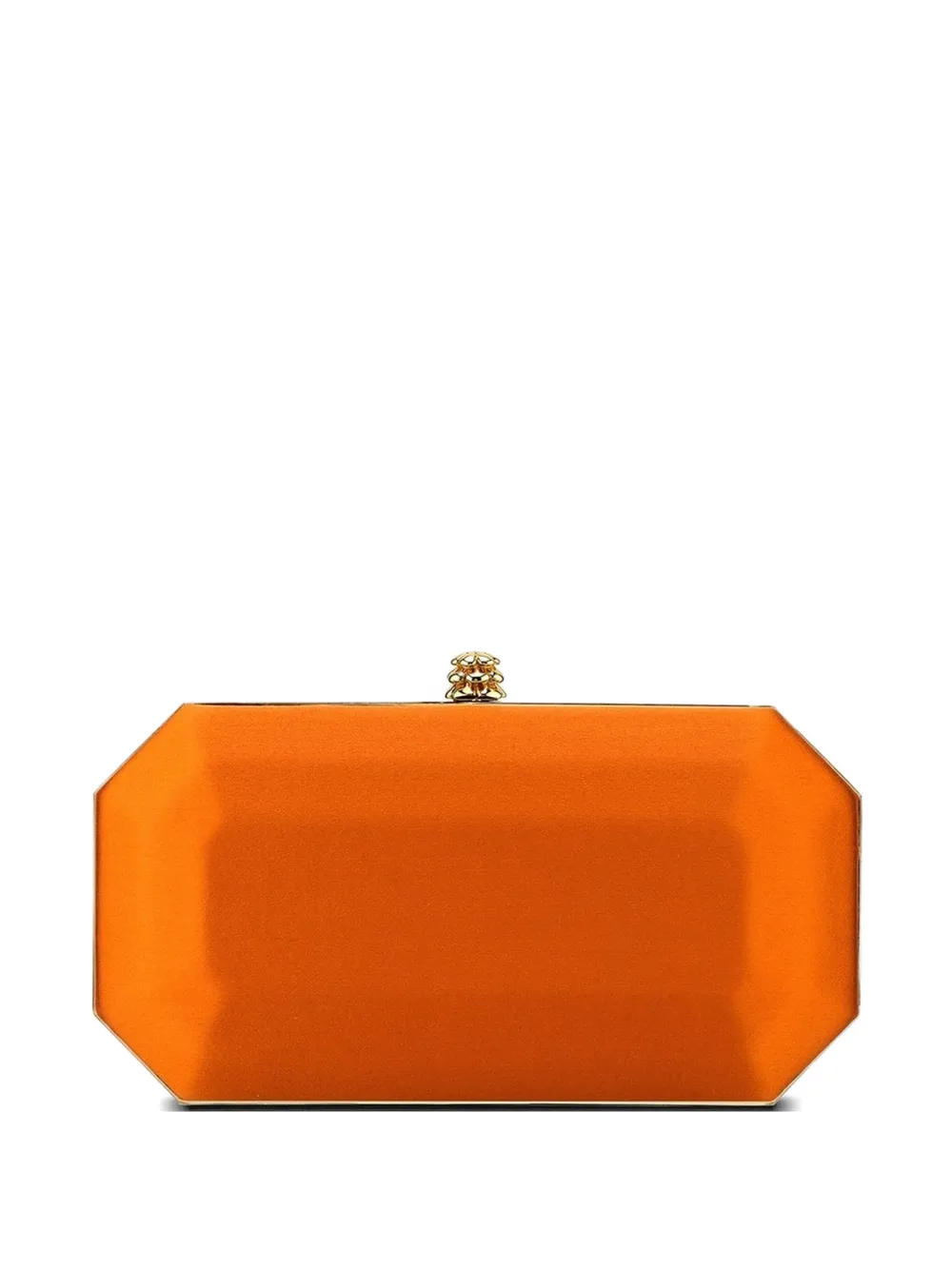 Tyler Ellis small Perry Pinecone-closure clutch bag - Arancione