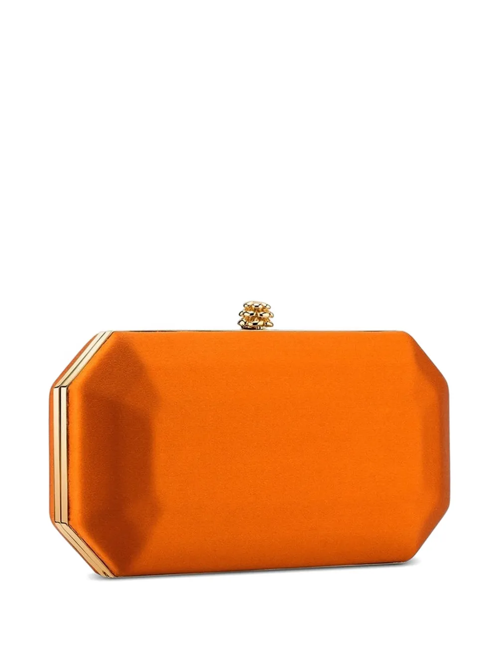 Tyler Ellis Kleine Perry clutch met Pinecone-sluiting Oranje