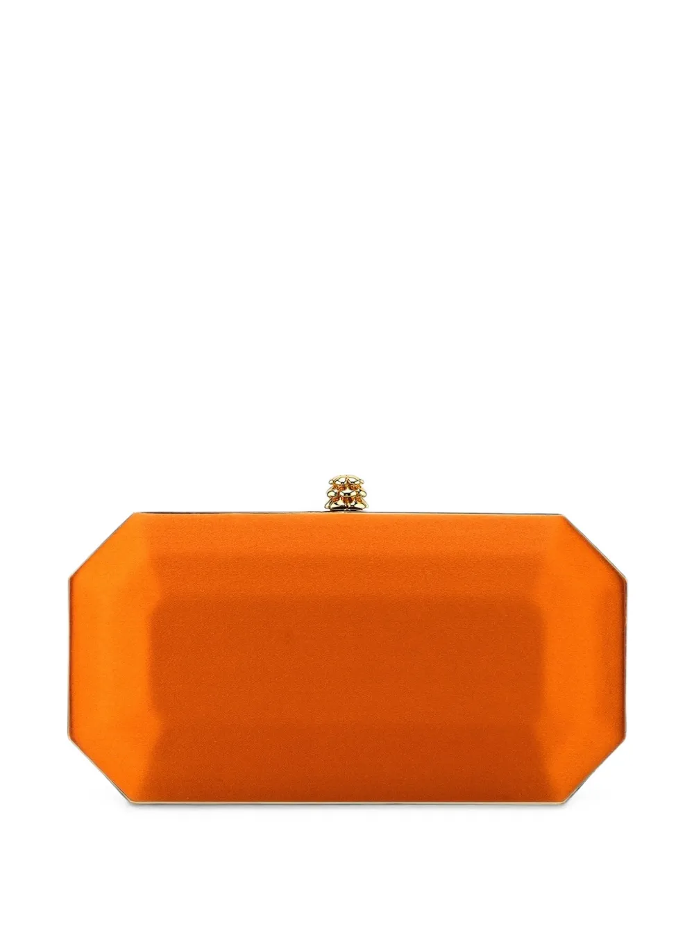 Tyler Ellis small Perry Pinecone-closure clutch bag - Arancione