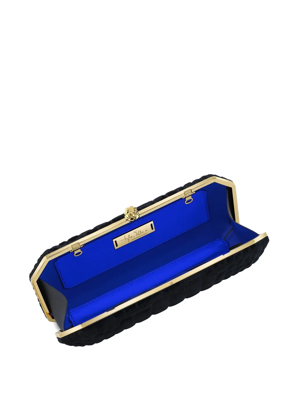 Tyler Ellis Grote Perry clutch Zwart
