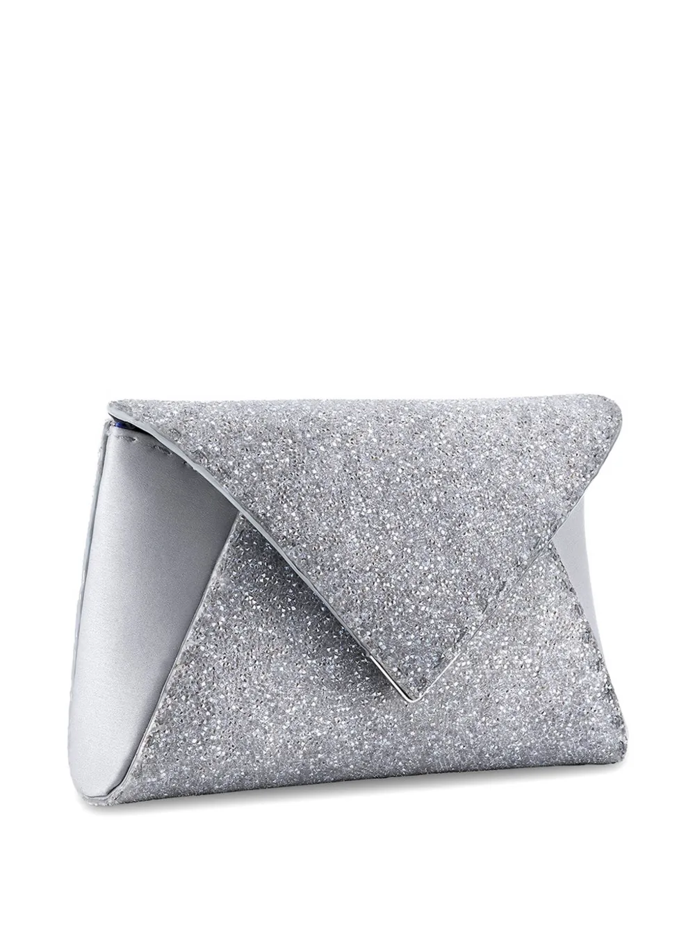 Tyler Ellis Lee Pouchet kleine clutch verfraaid met kristallen Zilver