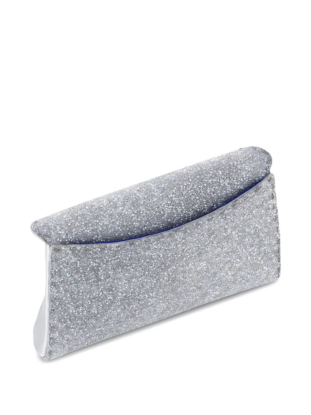 Tyler Ellis Lee Pouchet kleine clutch verfraaid met kristallen Zilver