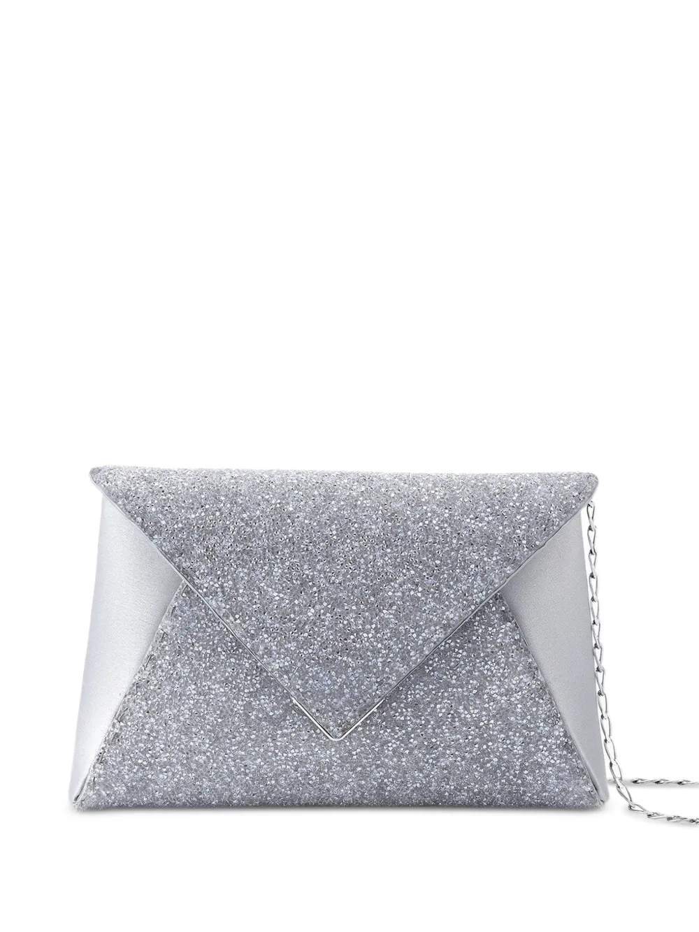 Tyler Ellis Lee Pouchet kleine clutch verfraaid met kristallen Zilver